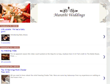 Tablet Screenshot of marathiweddings.com